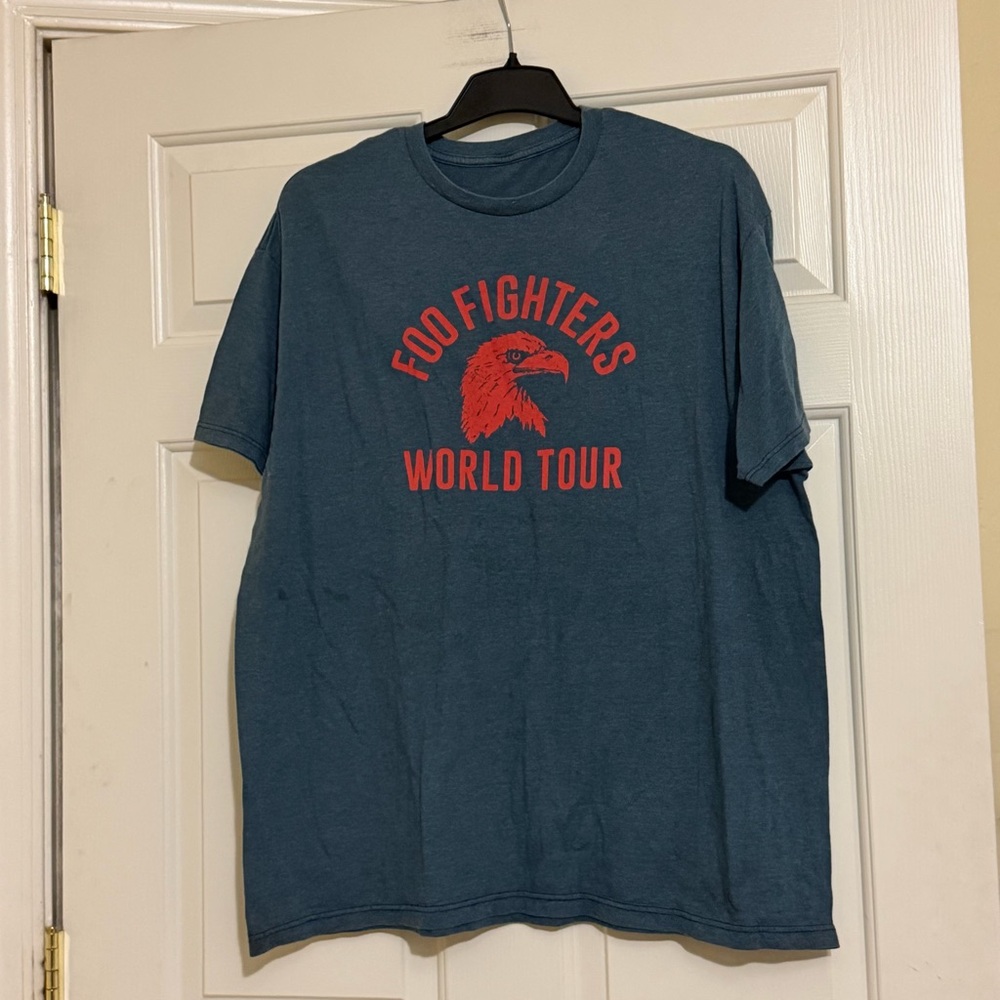Foo Fighters World Tour North America 2017 Band Concert Graphic T-Shirt Size XL